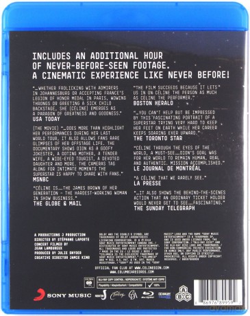 Celine Dion: Through The Eyes Of The World Movie [Blu-Ray]