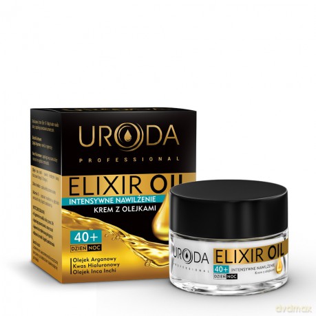 Uroda Elixir Oil Krem 40 + intensywnie nawilżający na dzień i noc 50 ml