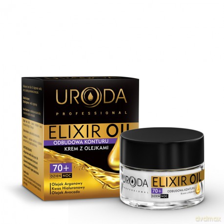 Uroda Elixir Oil Krem 70 + odbudowa konturu twarzy na dzień i noc 50 ml