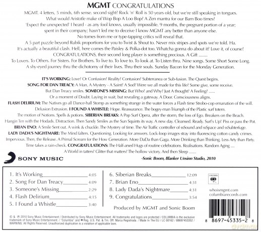 MGMT: Congratulations [CD]