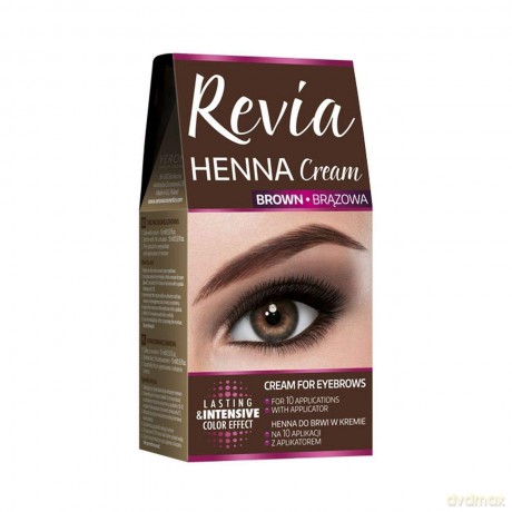 Verona Revia Henna do brwi w kremie Brązowa 15 ml