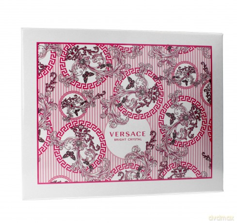 Versace Bright Crystal Zestaw prezentowy (woda toaletowa 50 ml + balsam do ciała 50 ml + żel pod prysznic 50 ml)