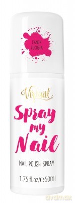Virtual Spray My Nail Lakier do paznokci w sprayu Fancy Fuchsia 50 ml