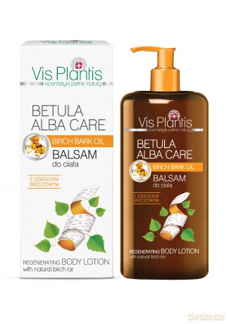Vis Plantis Betula Alba Care Balsam do ciała regenerujący z dziegciem brzozowym 300 ml