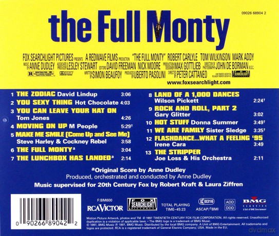 Full Monty soundtrack (Goło i Wesoło) [CD]