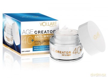 Vollare Age Creator 40 + Krem nawilżający przeciwzmarszczkowy na dzień i noc 50 ml