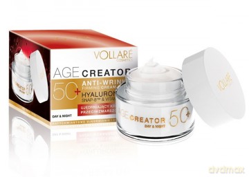 Vollare Age Creator 50 + Krem ujędrniający przeciwzmarszczkowy na dzień i noc 50 ml