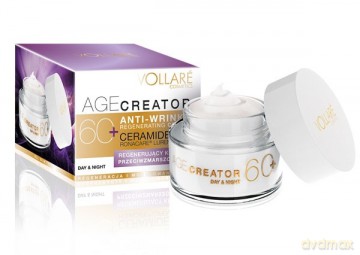 Vollare Age Creator 60 + Krem regenerujący przeciwzmarszczkowy na dzień i noc 50 ml