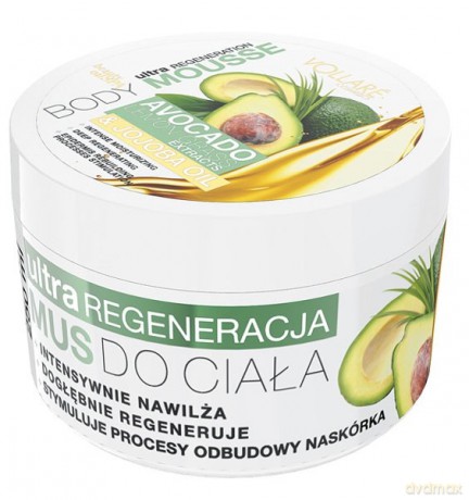 Vollare Body Mus do ciała Ultra Regeneracja z ekstraktami z awokado i trawy cytrynowej 225 ml