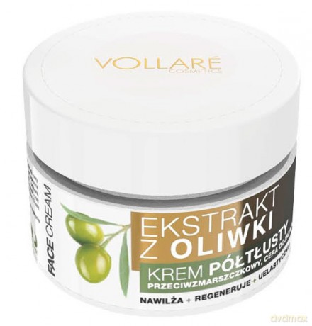 Vollare Krem do twarzy półtłusty Oliwka 50 ml