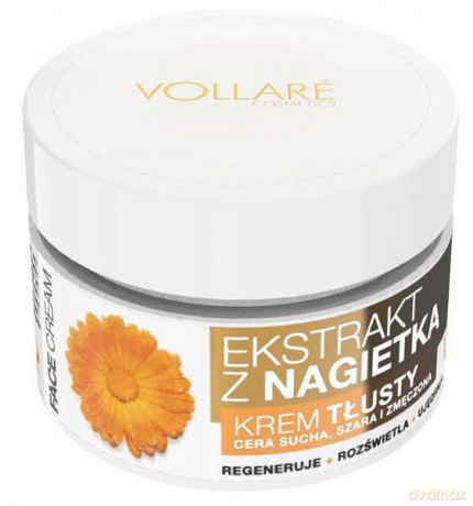 Vollare Krem do twarzy tłusty Nagietek 50 ml