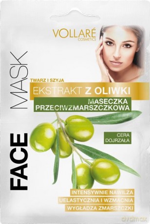 Vollare Maseczka przeciwzmarszczkowa Oliwka - cera dojrzała 2 x 5 ml