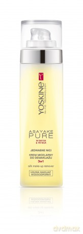 Yoskine Asayake Pure Krem micelarny do demakijażu 3w1 200 ml