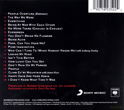 Barbra Streisand: The Music...The Mem'ries...The Magic! [CD]