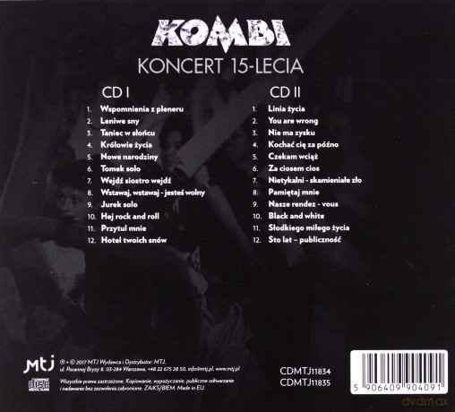 Kombi: Koncert 15-lecia [2CD]