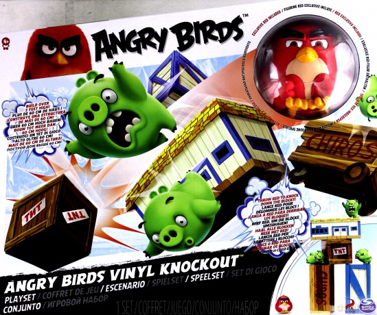 Angry Birds - Vinylowy zestaw Angry Nokaut XXL