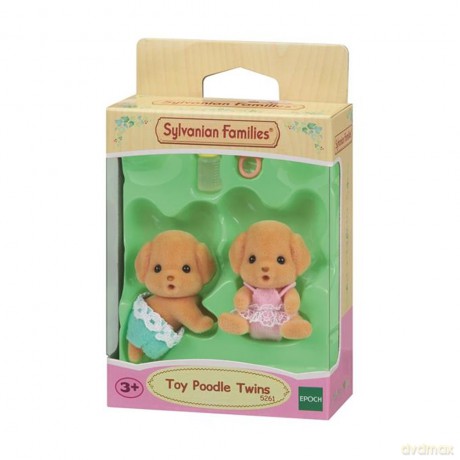 Sylvanian Families Bliźniaki pudli [FIGURKA]