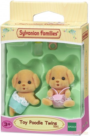 Sylvanian Families Bliźniaki pudli [FIGURKA]
