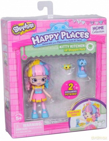 HAPPY PLACES SHOPKINS Lalka Kitty Kitchen - Rainbow Kate [FIGURKA]