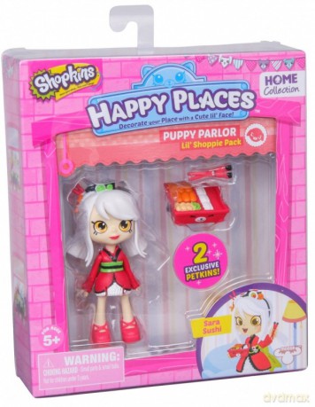 HAPPY PLACES SHOPKINS Lalka Puppy Parlor - Sara Sushi [FIGURKA]