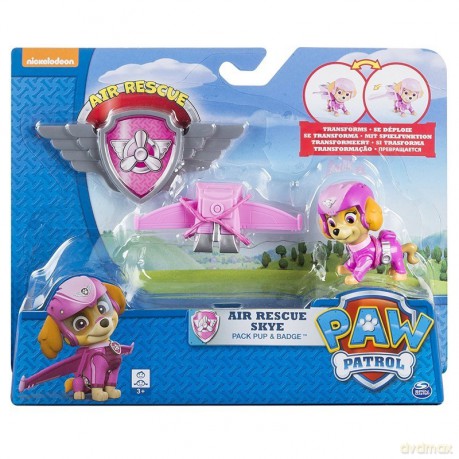 Psi Patrol Powietrzny figurka z odznaką Skye [FIGURKA]
