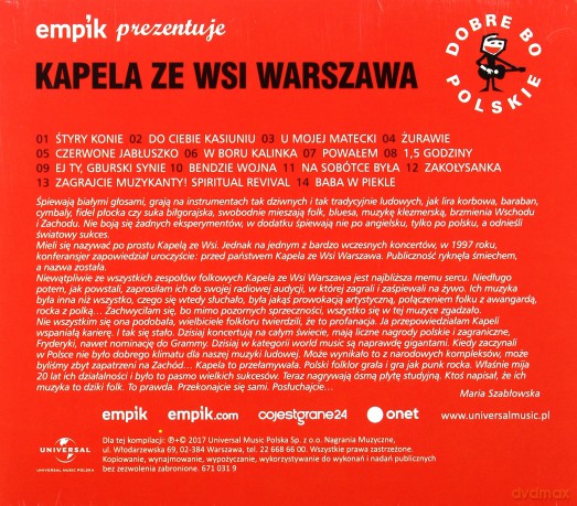 Kapela Ze Wsi Warszawa: Dobre Bo Polskie [CD]