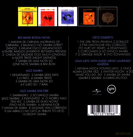 Stan Getz: Stan Getz Bossa Nova Years [5CD]