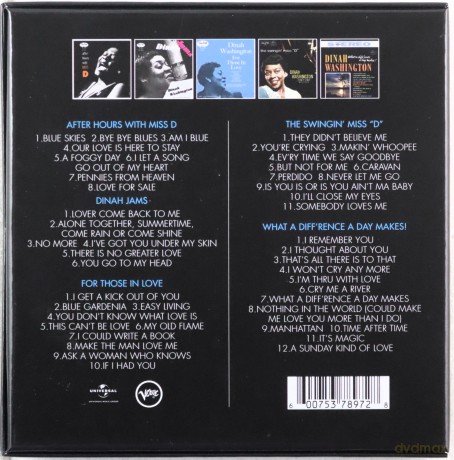 Dinah Washington: The Divine Miss Dinah Washington [5CD]