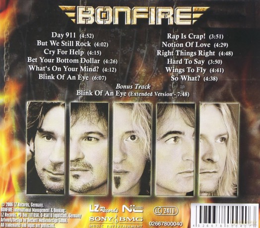 Bonfire: Double X [CD]