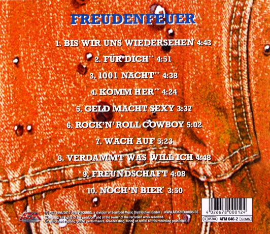 Bonfire: Freudenfeuer [CD]
