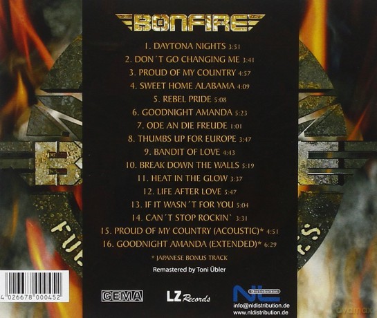 Bonfire: Fuel To The Flames [CD]
