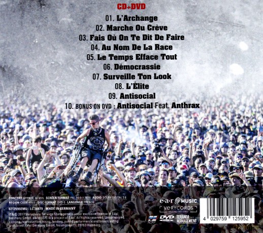 Trust: Hellfest 2017 (digipack) [CD]+[DVD]