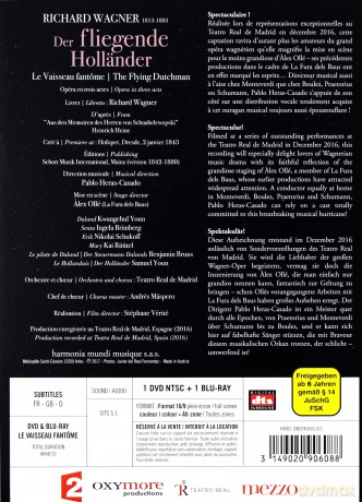 Wagner: Der Fliegende Hollander Heras-Casado Olle [DVD]+[Blu-Ray]