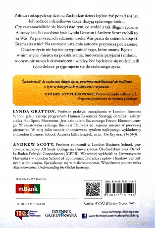 100 letnie życie - Lynda Gratton [KSIĄŻKA]