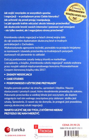 Kremlowska szkoła negocjacji. Jak osiągnąć sukces w biznesie kontrolując każdy etap rokowań - Igor Ryżow [KSIĄŻKA]