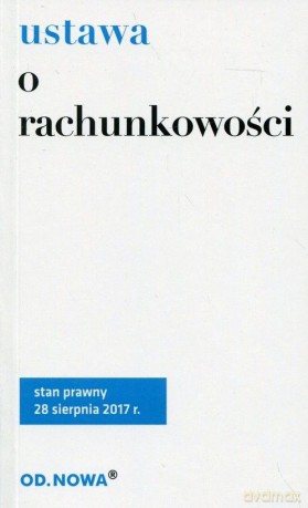Ustawa o rachunkowości 08 2017 - Anna Prus [KSIĄŻKA]