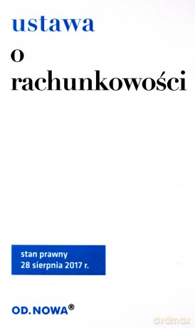 Ustawa o rachunkowości 08 2017 - Anna Prus [KSIĄŻKA]