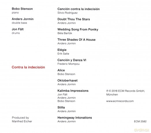 Bobo Stenson Trio: Contra La Indecision [CD]
