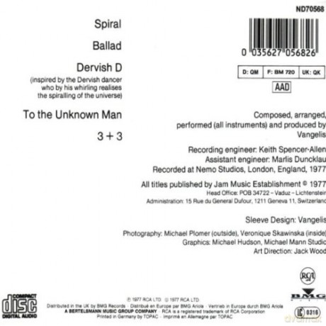 Vangelis: Spiral [CD]