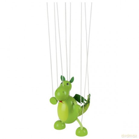 GOKI Drewniana marionetka - smok