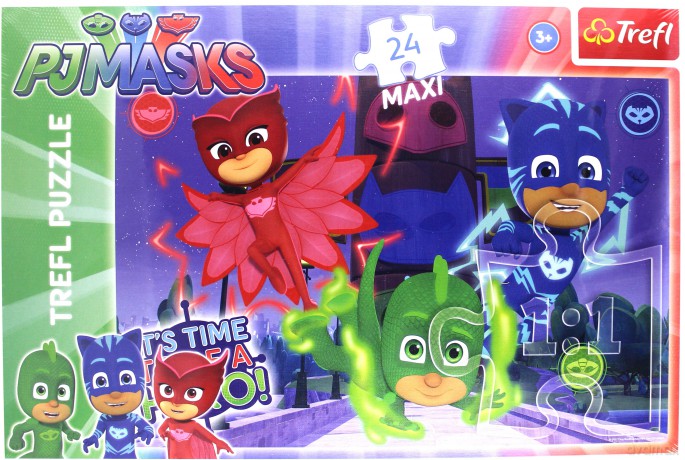 TREFL 24 el. Maxi, Ukryci bohaterowie - Pidżamersi [PUZZLE]