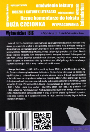 Latarnik. Lektura z opracowaniem - Henryk Sienkiewicz [KSIĄŻKA]