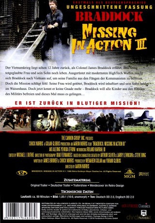 Braddock - Missing in Action III [DVD]