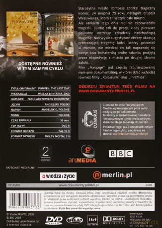 Pompeje: Dzień ostatni (BBC) [DVD]
