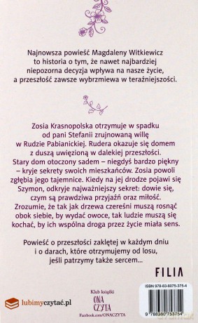 Czereśnie zawsze muszą być dwie (pocket) - Magdalena Witkiewicz [KSIĄŻKA]