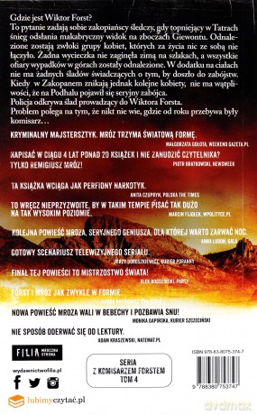 Deniwelacja seria z komisarzem Forstem (Tom 4) (pocket) - Remigiusz Mróz [KSIĄŻKA]