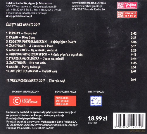 Święta bez granic 2017 [CD]