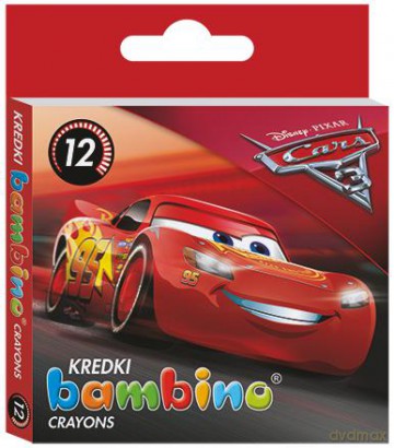 Kredki bambino 12 kolorów Auta 3