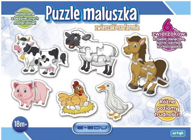 ARTYK Zwierzęta wiejskie [PUZZLE]