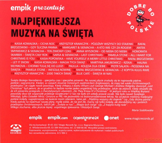 Dobre Bo Polskie - Najpiękniejsza Muzyka Na Święta [CD]